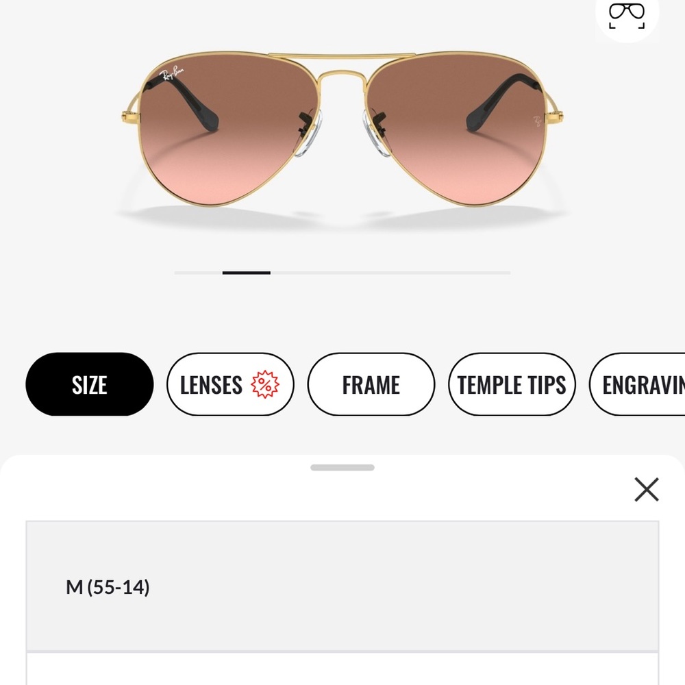 Pink ray-ban aviators